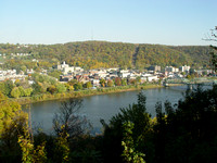 View of Kittanning and the Citizens Bridge