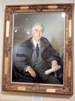 The finished portrait, completed by Madame Shoumatoff in 1960 and donated to the Little White House.